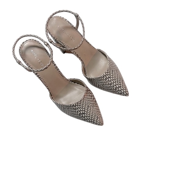 Marc Fisher Callo Block/Chunky Heel Size 6 1/2. Gorgeous - Picture 2 of 8